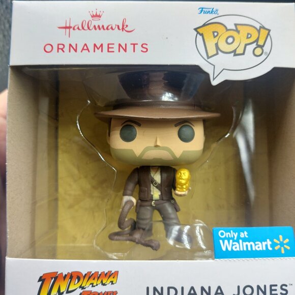 NIB 2022 Indiana Jones Funko Pop! Christmas Ornament Exclusive Walmart Hallmark - Picture 1 of 3